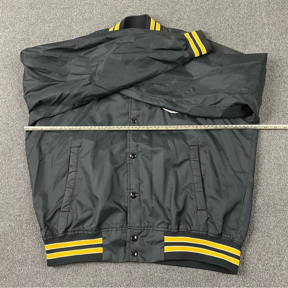 Vintage 80’s NFL Pittsburg Steelers Lightweight Bomber Jacket Men’s Size Large - Picture 13 of 13